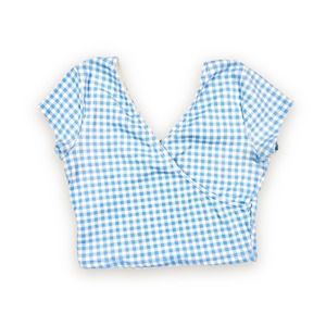 Vintage y2k Arizona Jean Co. Gingham Wrap Crop Top